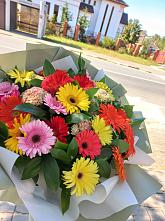 Букет цветов из:  Герберы #REPLACE_PRED# Муханово